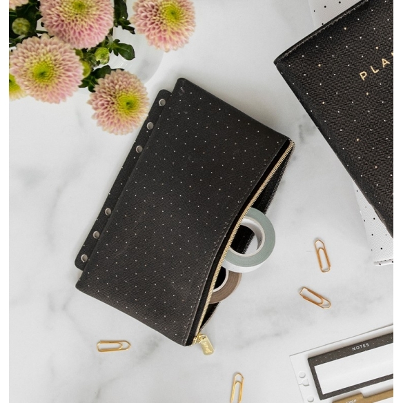 Moonlight puzdro na zips čierne FILOFAX - 5