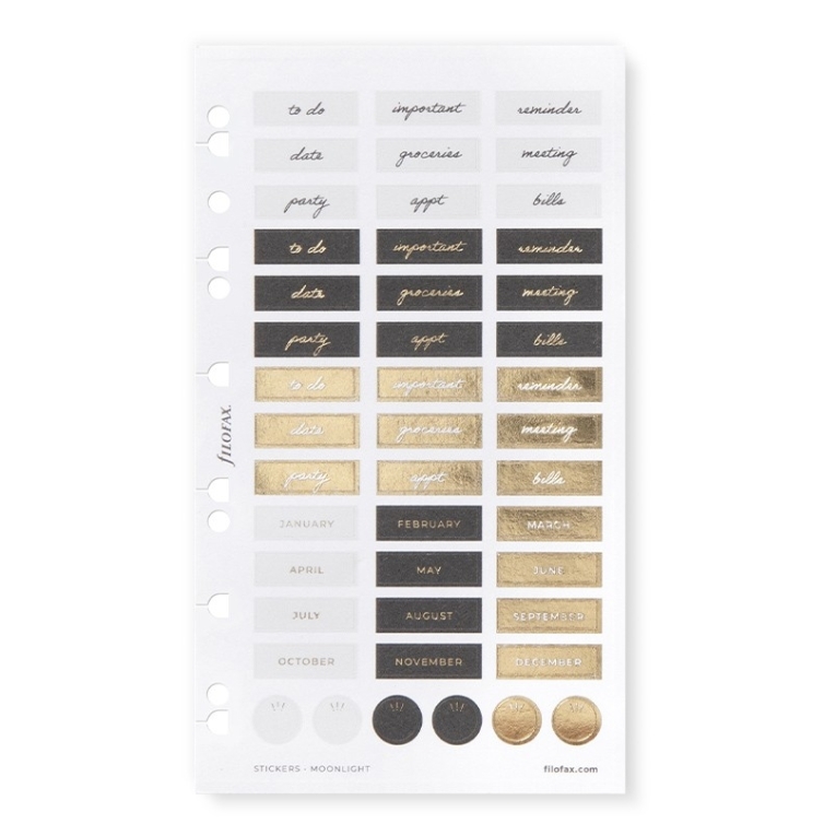 Moonlight samolepky multi-fit FILOFAX - 3