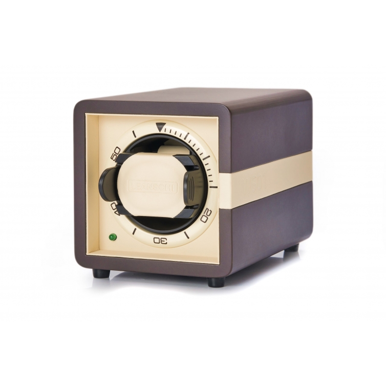 Classic Watch Winder brown and ivory LEANSCHI - 1