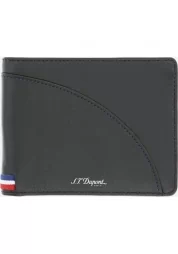 The S.T. Dupont Definition Millennium collection is made from soft dark blue nylon and soft and supple black cowhide leather.