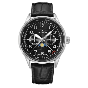 Retro Moonphase hodinky 41601.646.6.034 DELBANA - 1