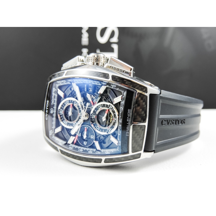 Challenge Chrono II Steel/Carbon watch 80019 CVSTOS - 2