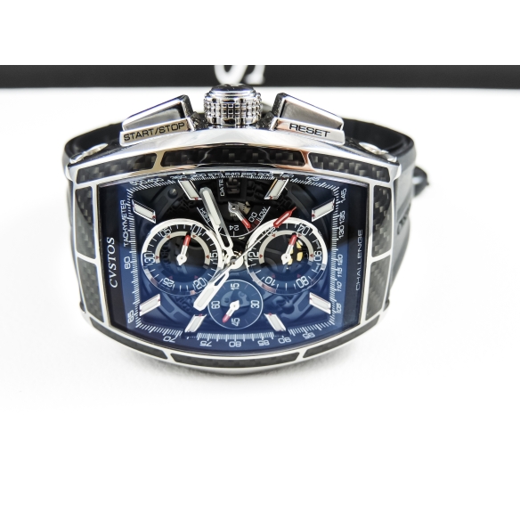 Challenge Chrono II Steel/Carbon watch 80019 CVSTOS - 5