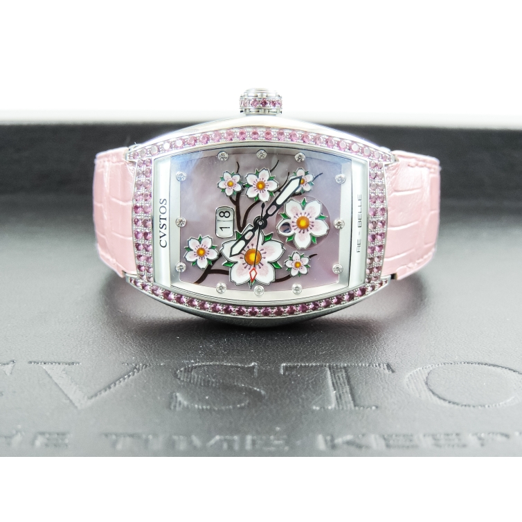 Re-Belle Sakura Lady Diamonds Uhr 80016 CVSTOS - 3