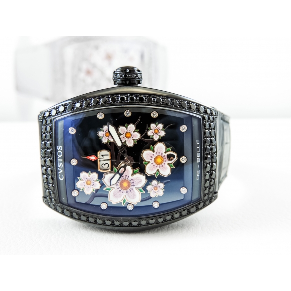 Re-Belle Sakura Lady Diamonds Uhr 80006 CVSTOS - 4
