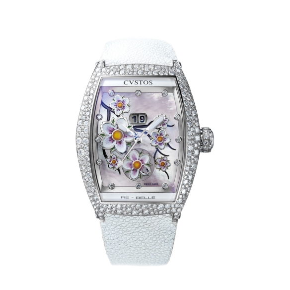 Re-Belle Sakura Lady Diamonds Uhr 80007 CVSTOS - 1