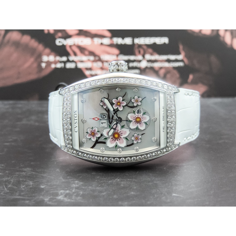 Re-Belle Sakura Lady Diamonds Uhr 80007 CVSTOS - 3