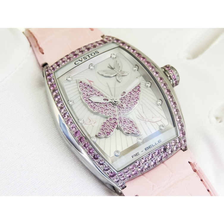 Re-Belle Papillon Lady Diamonds Uhr 80017 CVSTOS - 5
