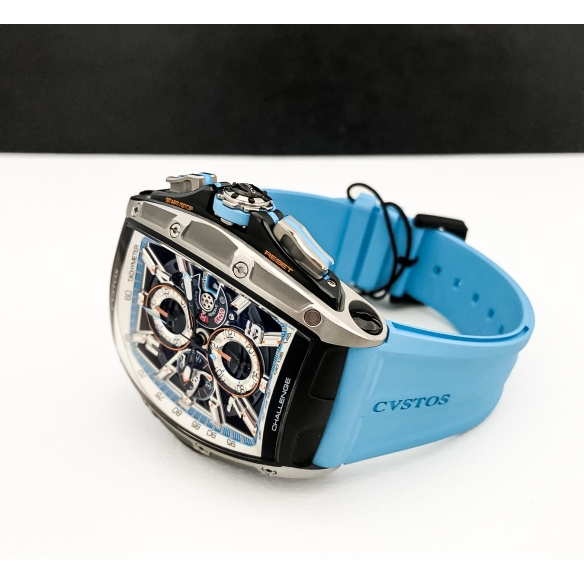 Challenge III Chronograph - S Baby Blue hodinky 80033 CVSTOS - 7