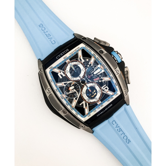 Challenge III Chronograph - S Baby Blue hodinky 80033 CVSTOS - 4