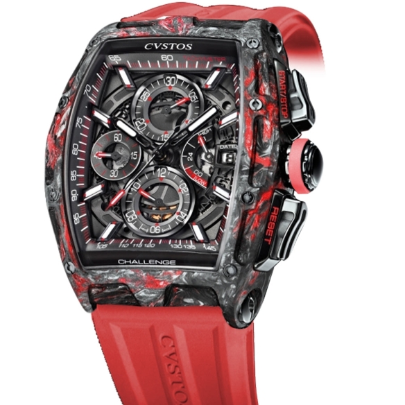 Challenge Chrono II Red Forged Carbon Honolulu hodinky 80013 CVSTOS - 1