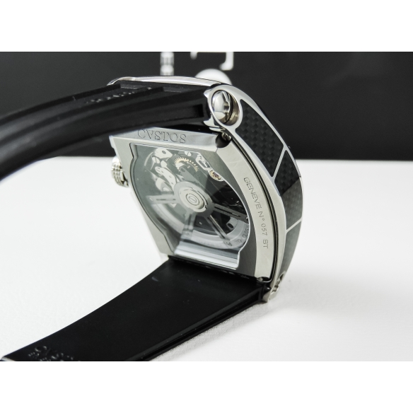 Challenge Chrono II Steel/Carbon watch 80019 CVSTOS - 7