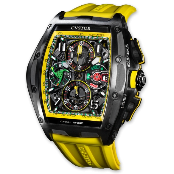 Challenge III Chronograph - S Yellow hodinky 80032 CVSTOS - 2