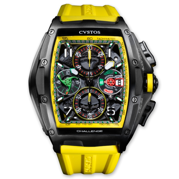 Challenge III Chronograph - S Yellow hodinky 80032 CVSTOS - 1