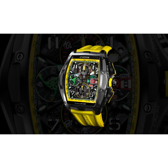 Challenge III Chronograph - S Yellow hodinky 80032 CVSTOS - 10