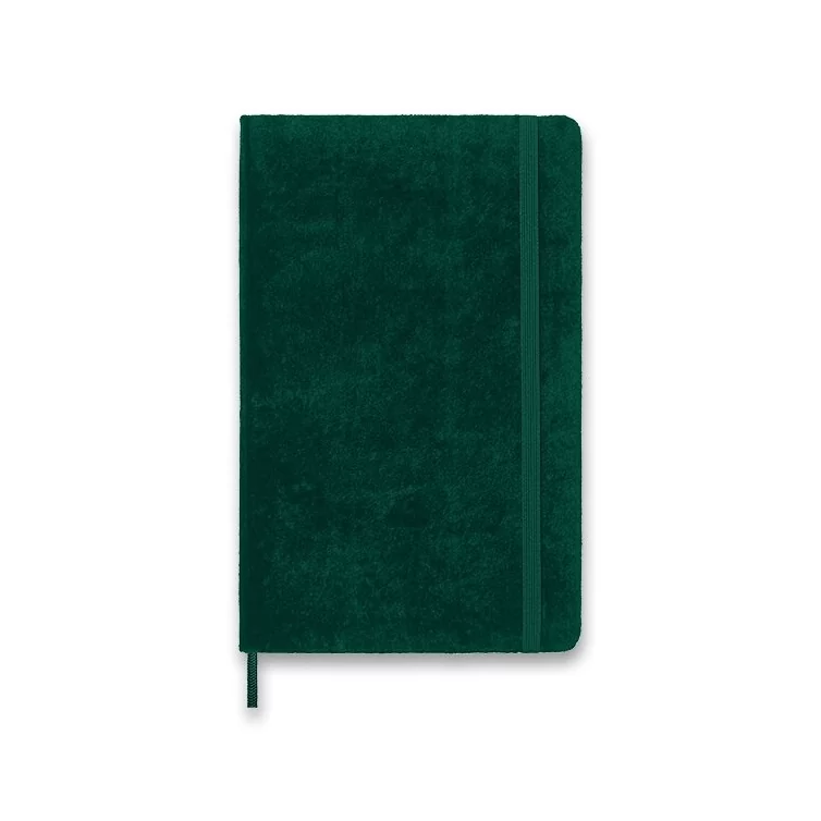Velvet Notebook L hard cover ruled green MOLESKINE - 1