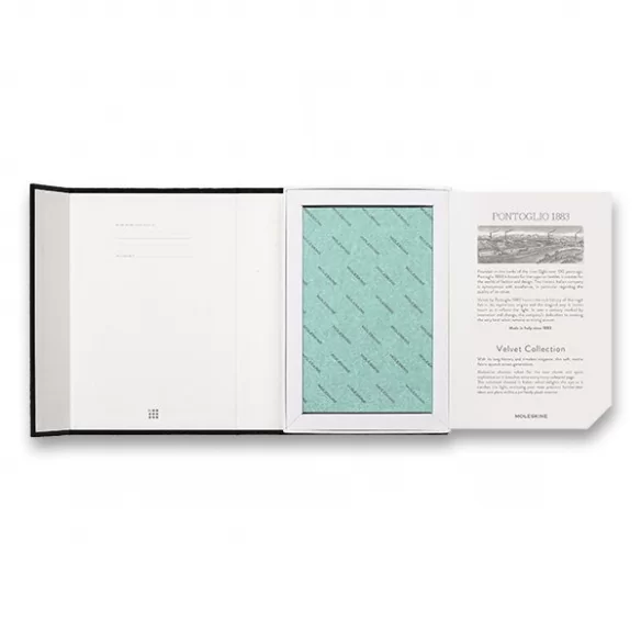 Velvet Notebook L hard cover ruled green MOLESKINE - 6