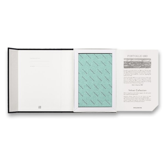 Velvet Zápisník L tvrdý linkovaný zelený MOLESKINE - 6