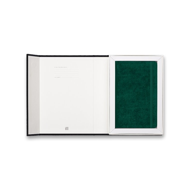 Velvet Zápisník L tvrdý linajkový zelený MOLESKINE - 7