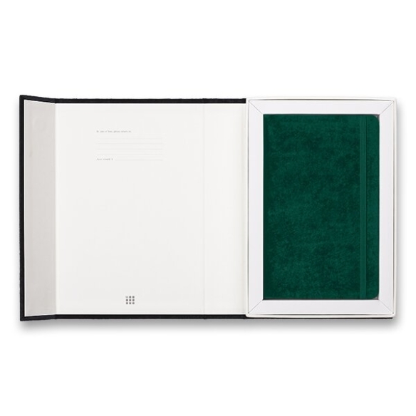 Velvet Zápisník L tvrdý linajkový zelený MOLESKINE - 7