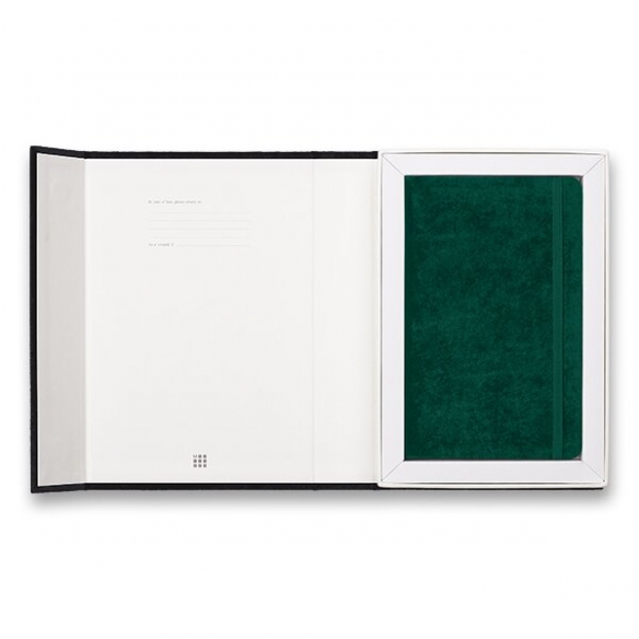 Velvet Notebook L hard cover ruled green MOLESKINE - 7