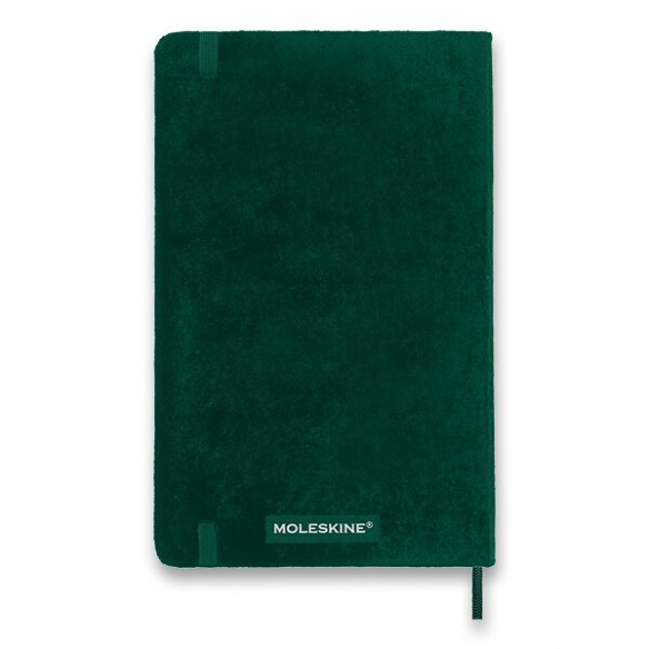 Velvet Notebook L hard cover ruled green MOLESKINE - 2