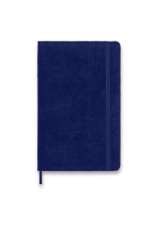 Treat yourself to the luxurious Velvet Notebook L in purple hardcover with rules, a premium edition Moleskine , boasting a rich cover by Italian velvet masters Pontoglio1883. This meticulously crafted notebook protects your thoughts with an elastic band and magnetic closure and offers 88 lined sheets of 100g/m2 acid-free paper. Embrace the history and quality of the Moleskine brand in a rare velvet finish.