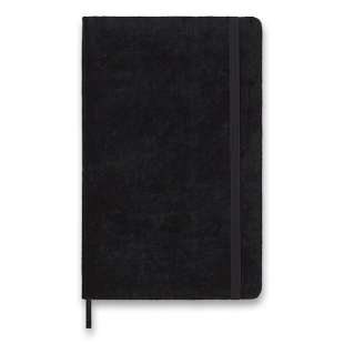 Velvet Notebook L hard cover ruled black MOLESKINE - 1