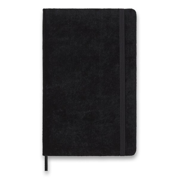 Velvet Notebook L hard cover ruled black MOLESKINE - 1