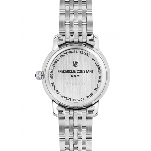 Slimline Ladies Moonphase hodinky FC-206SW1S6B FREDERIQUE CONSTANT - 3