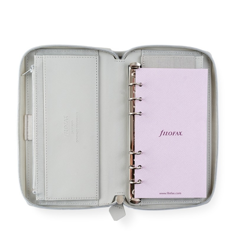 Saffiano diár na zips compact granite FILOFAX - 3