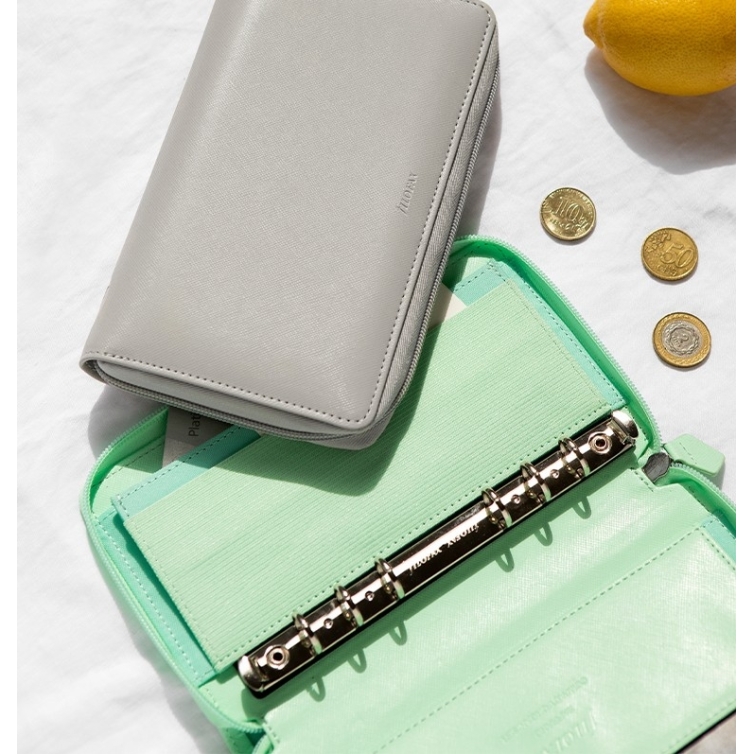 Saffiano diár na zips compact granite FILOFAX - 5