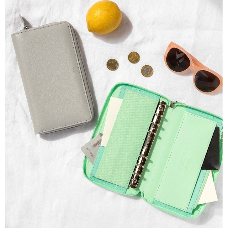 Saffiano diár na zips compact granite FILOFAX - 7