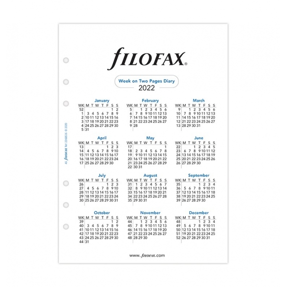 Kalendár náplň do diáru A5 2023 FILOFAX - 11