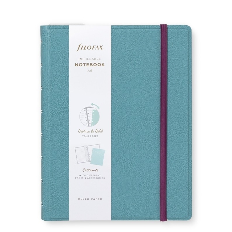 Contemporary notebook A5 teal FILOFAX - 6