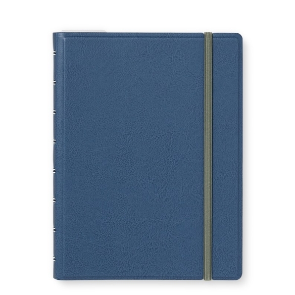 Zeitgenössisches Notizbuch A5 blauer Stahl FILOFAX - 1