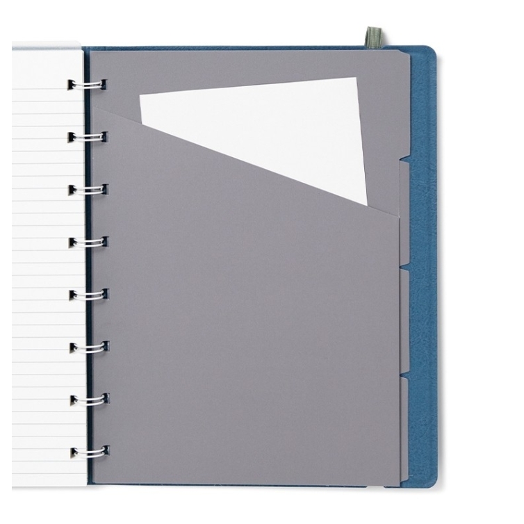 Contemporary Notebook A5 blue steel FILOFAX - 5