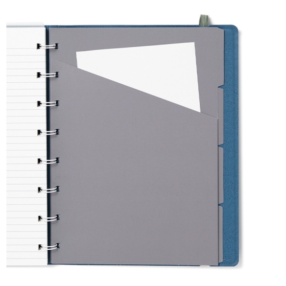 Contemporary notebook A5 blue steel FILOFAX - 5