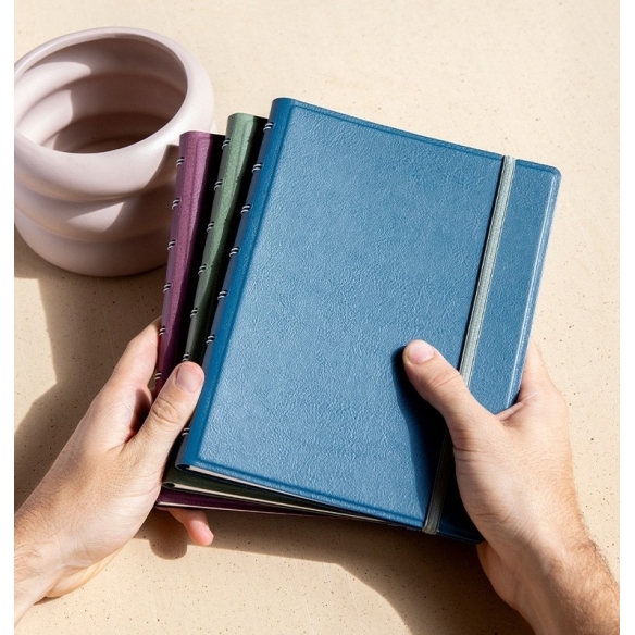 Contemporary notebook A5 blue steel FILOFAX - 7