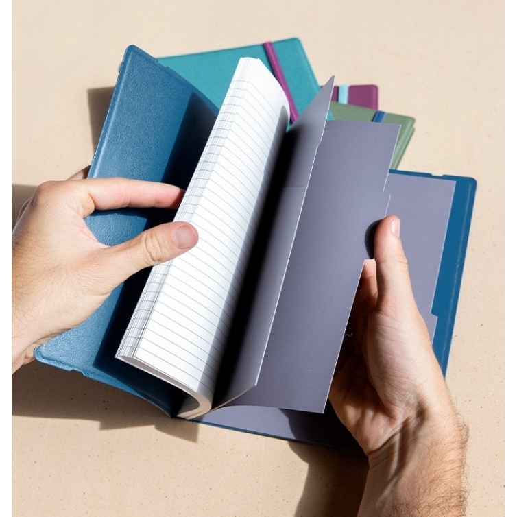 Contemporary notebook A5 blue steel FILOFAX - 9