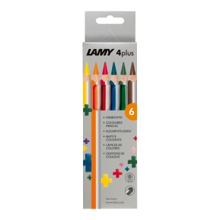 4Plus Colour Pencils 6 Stück