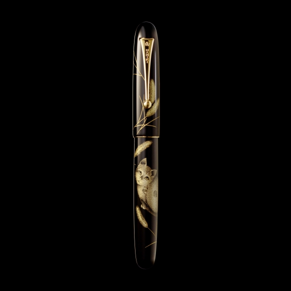 Yukari Royale Chinkin Cat Fountain pen NAMIKI - 1