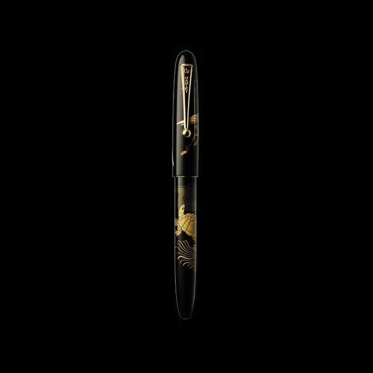 Nippon Art Crane and Turtle Füllfederhalter NAMIKI - 1