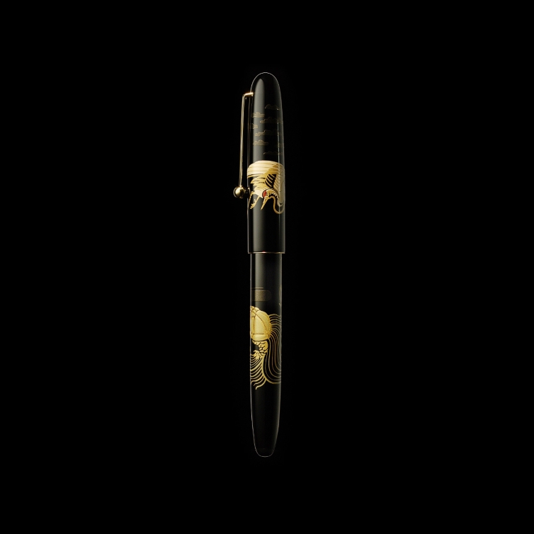 Nippon Art Crane and Turtle Füllfederhalter NAMIKI - 4