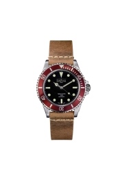 Erleben Sie den Retro-Stil mit der Ternos Sixties Automatic Uhr, einer Wiederbelebung des Geistes der 1960er Jahre durch Davosa. Dieser in der Schweiz hergestellte Zeitmesser verfügt über ein korrosionsbeständiges Edelstahlgehäuse, ein robustes DAV 3021 Automatikwerk und eine stilvolle einseitig drehbare Lünette. Genießen Sie die perfekte Mischung aus Vintage-Ästhetik und moderner Technologie, und das alles in einem komfortablen und leichten Design, das Sie in das unbeschwerte Jahrzehnt der Freiheit und Mode zurückversetzt.