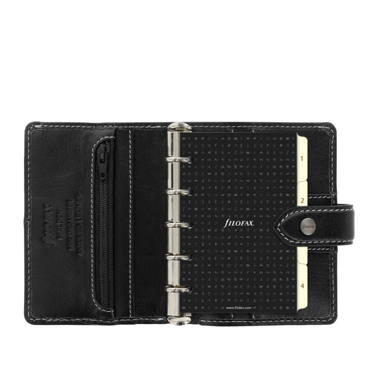 Malden Mini Organiser black FILOFAX - 3