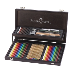 Compendium Sada Ceruziek v drevenej kazete 54 ks FABER-CASTELL - 1