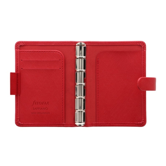 Saffiano Mini Organiser red FILOFAX - 3