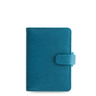Saffiano Mini Organiser aquamarine FILOFAX - 1
