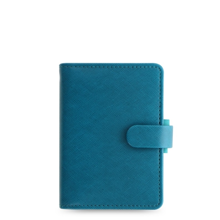 Saffiano diár mini akvamarínový FILOFAX - 1